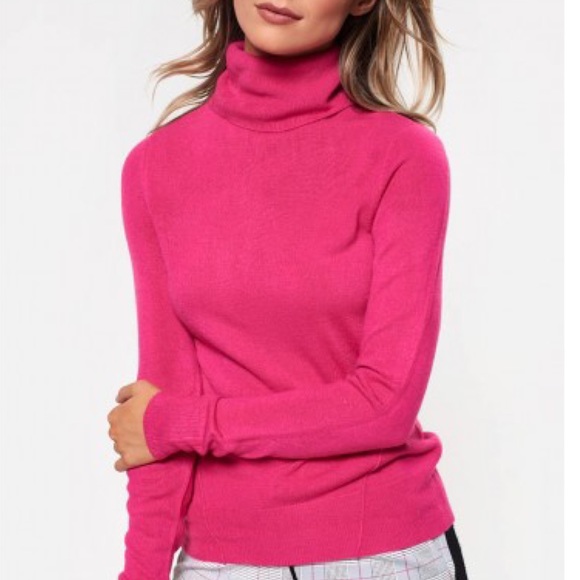 Lafayette 148 New York Sweaters - LAFAYETTE 148 Pink / Fuchsia Turtleneck Sweater
